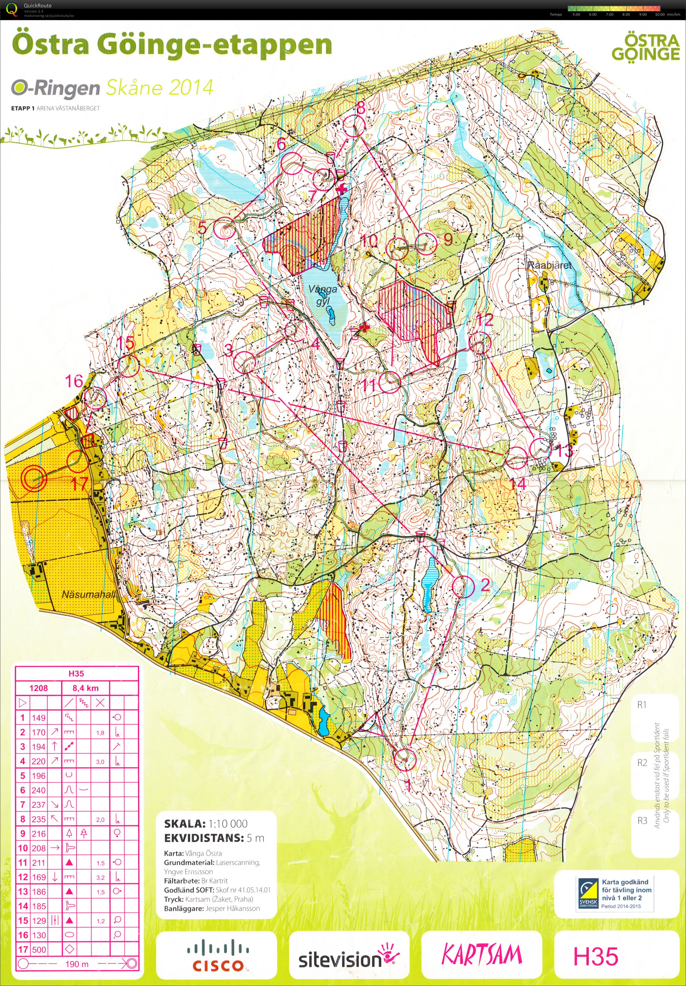 O-ringen Skåne E1 (20-07-2014)