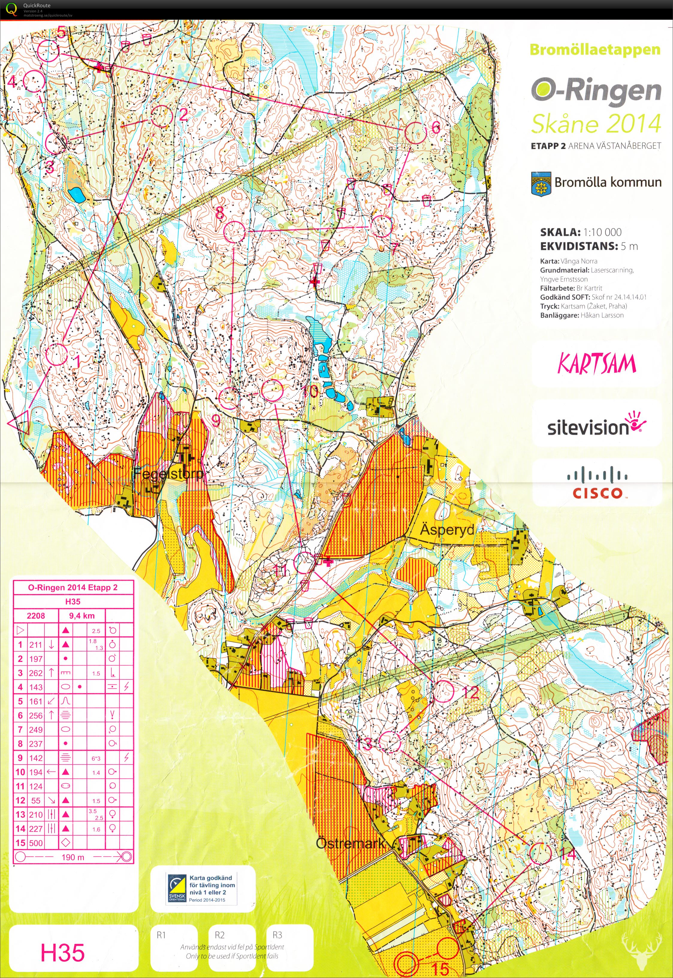 O-ringen Skåne E2 (2014-07-21)