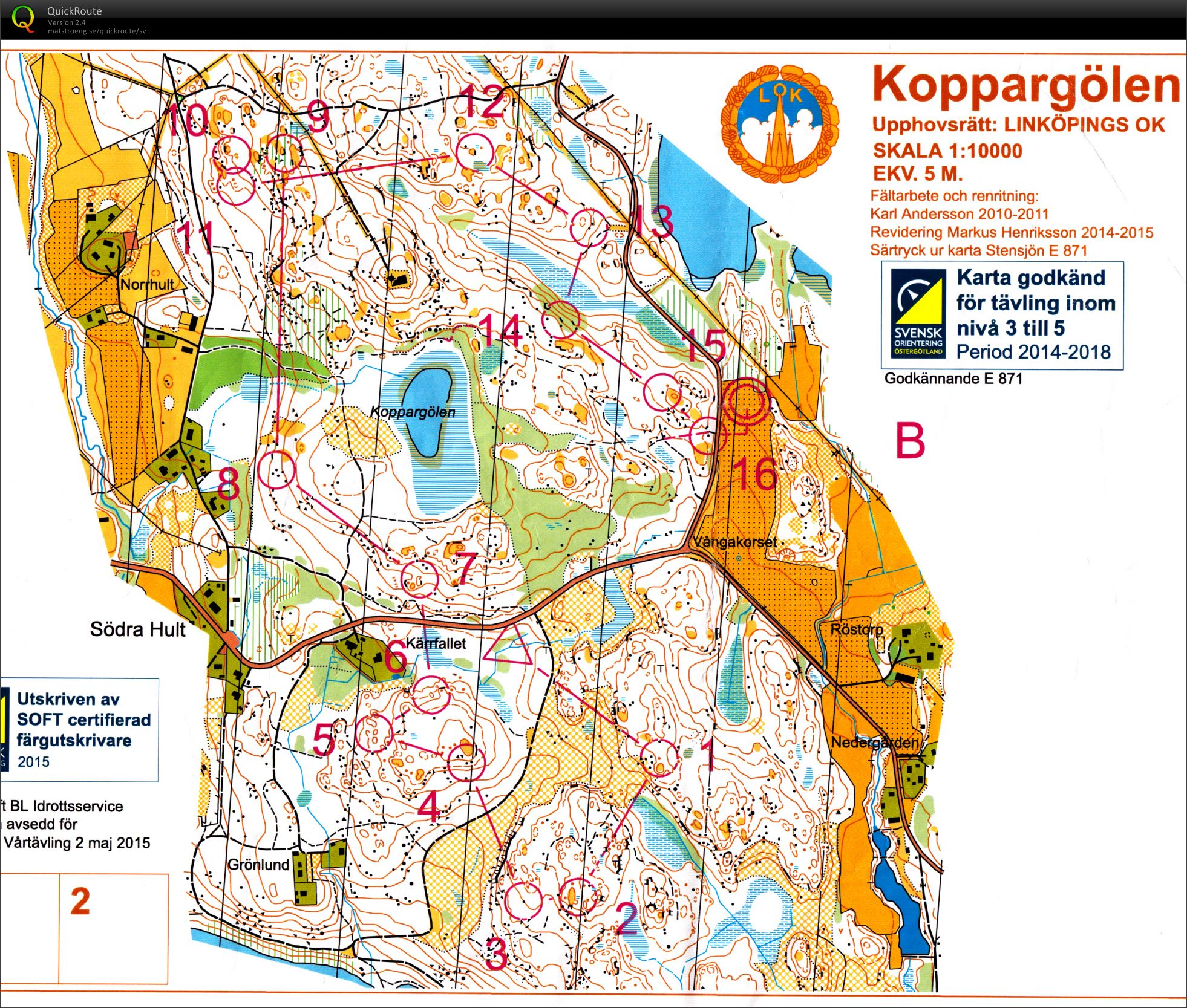 Vårspringet - Medel (02-05-2015)