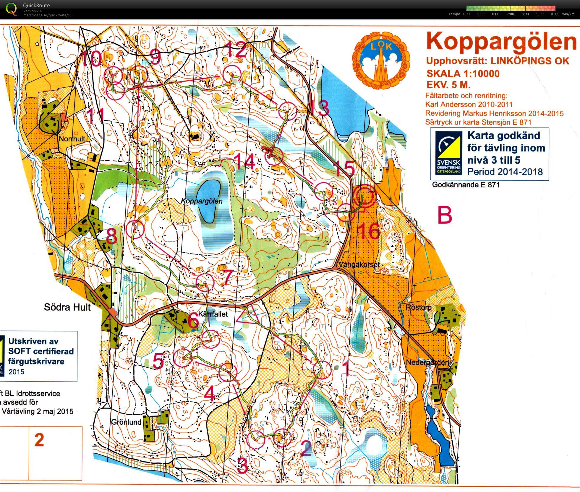 Vårspringet - Medel (02/05/2015)