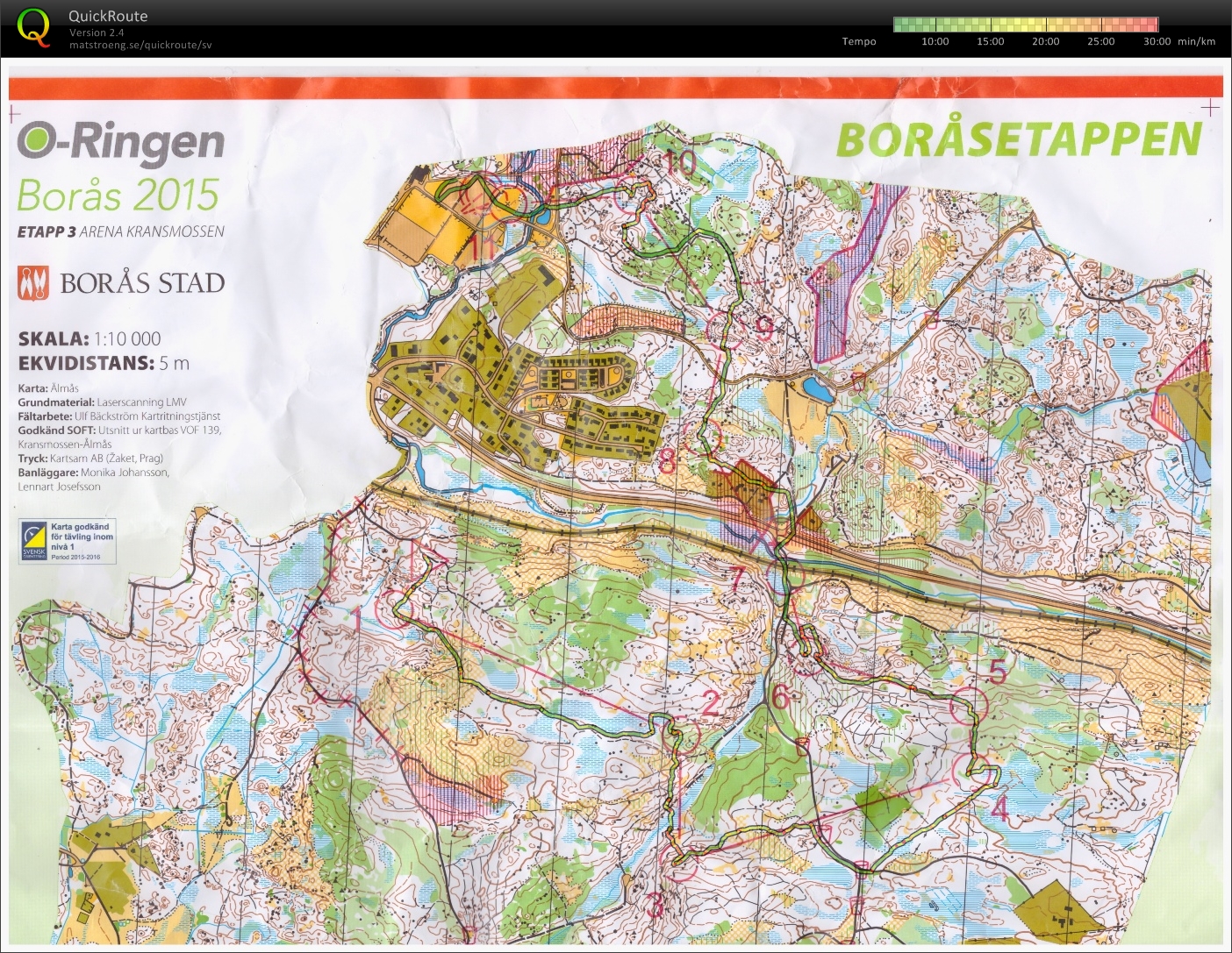 O-Ringen Borås 2015 E3 (22-07-2015)