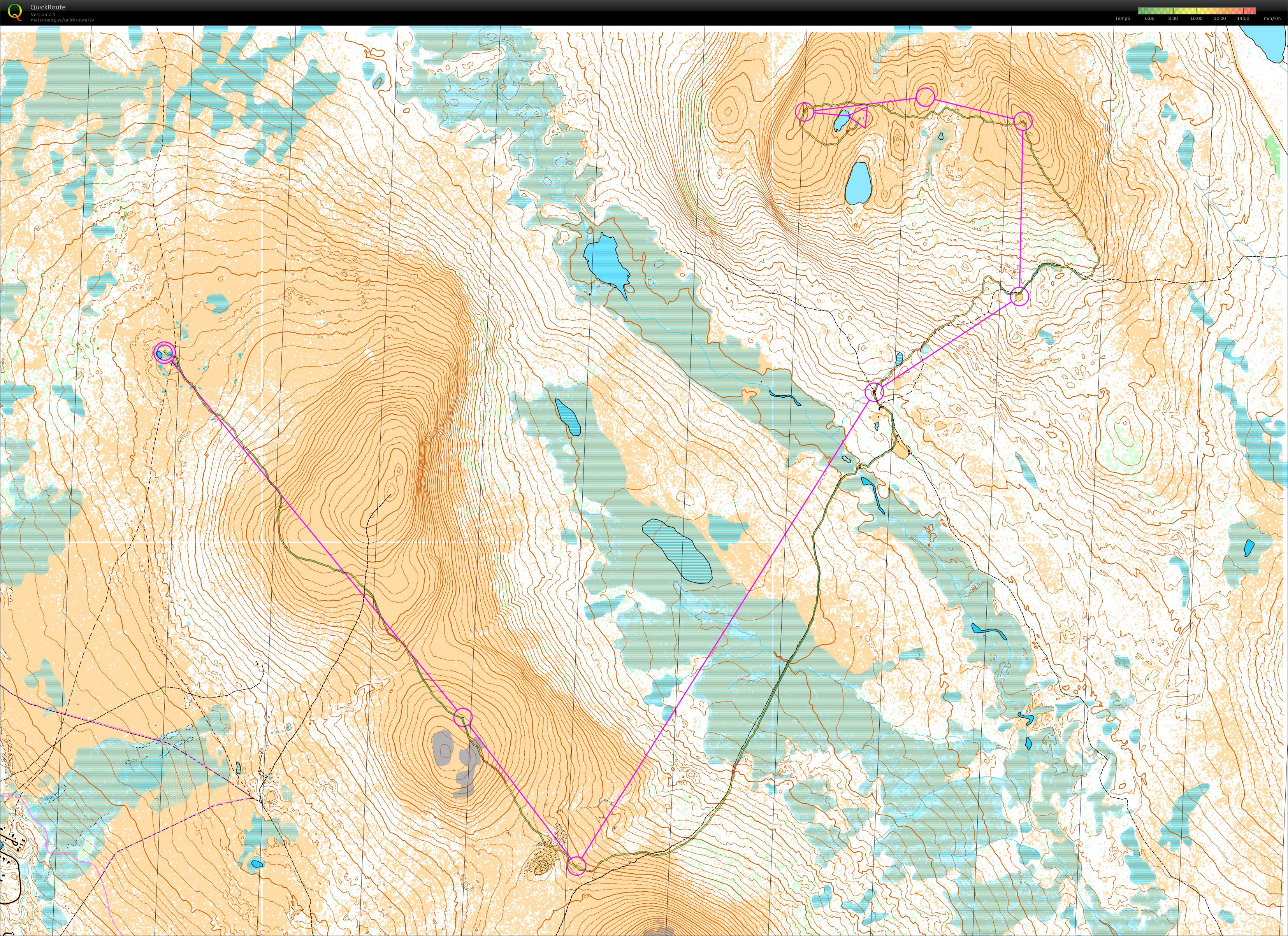 BAMM-träning, dag 2 (a.k.a. Lofsdalen Fjaell Half Marathon - LFHM) (21.07.2016)