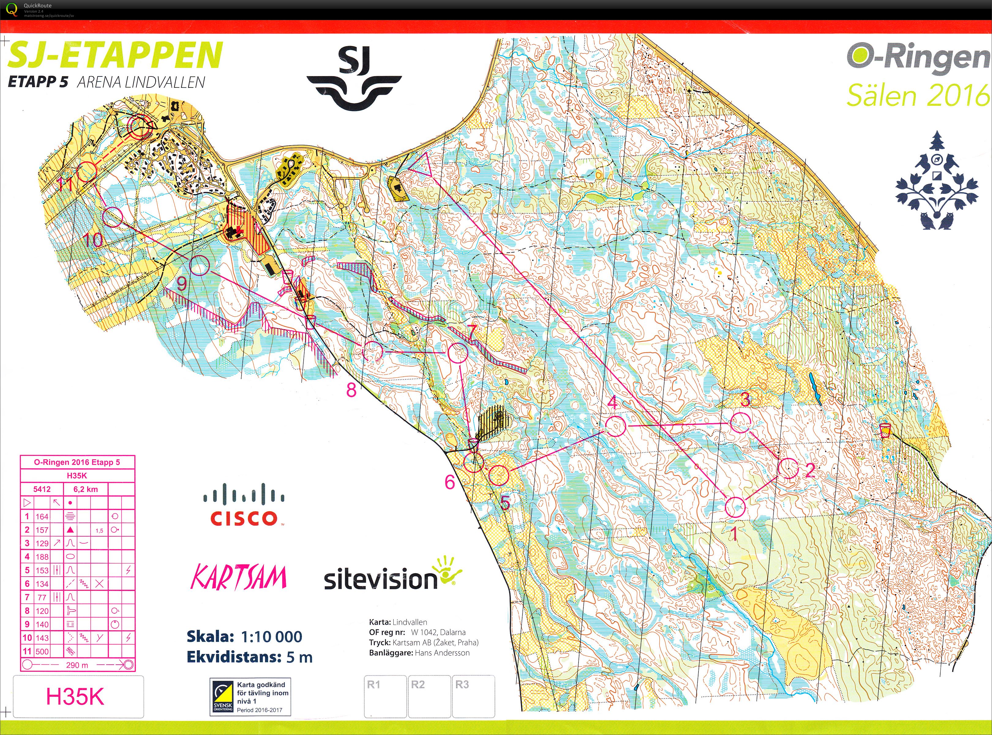 O-ringen 2016 E5 (29.07.2016)