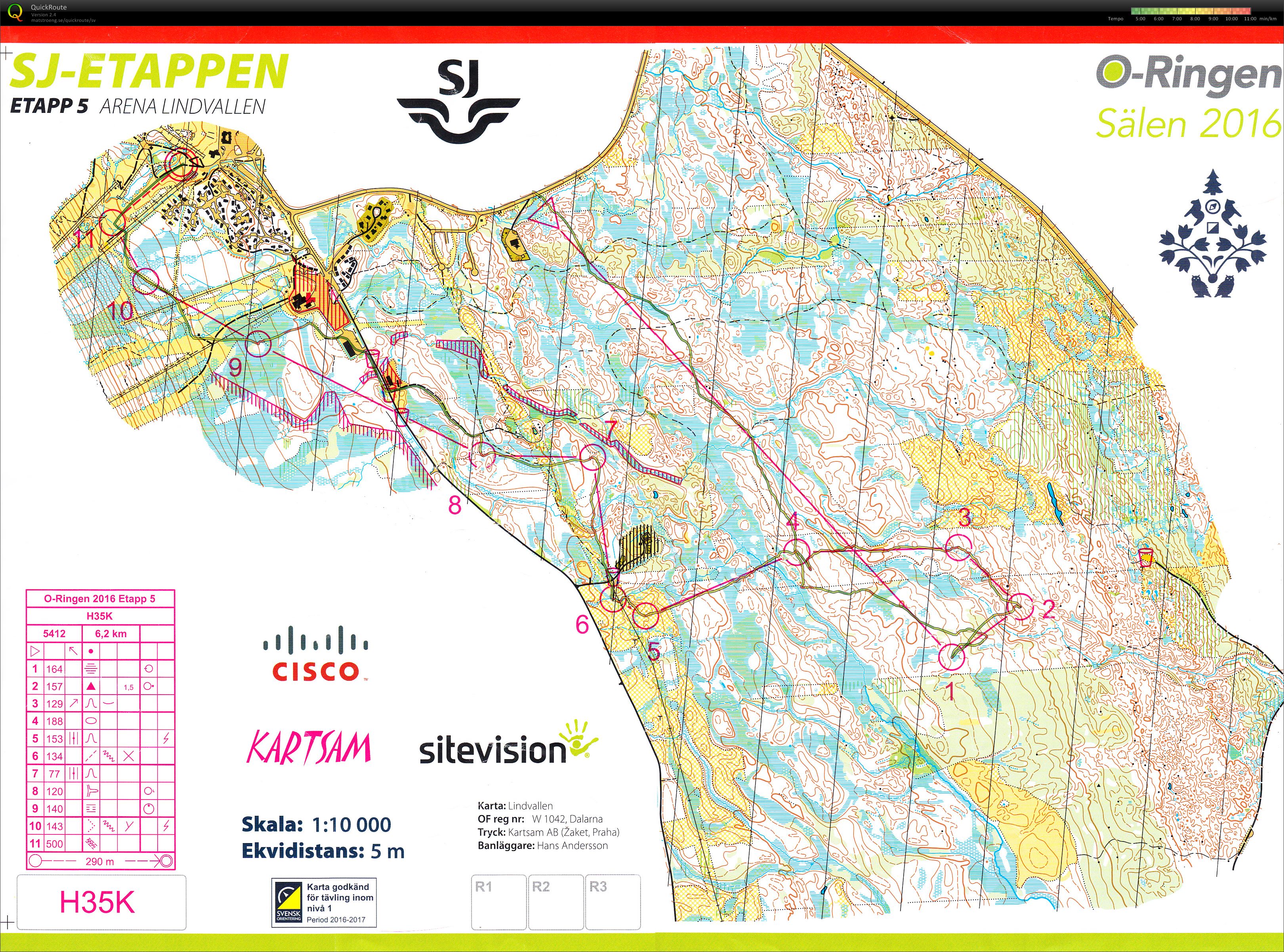 O-ringen 2016 E5 (29/07/2016)