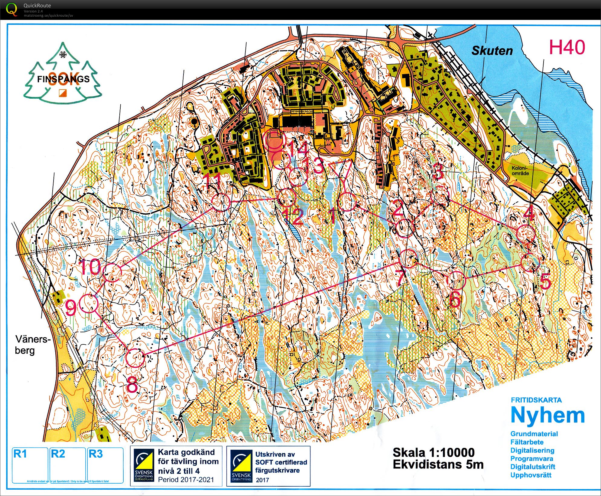 Finspångsorienteringen (01.10.2017)