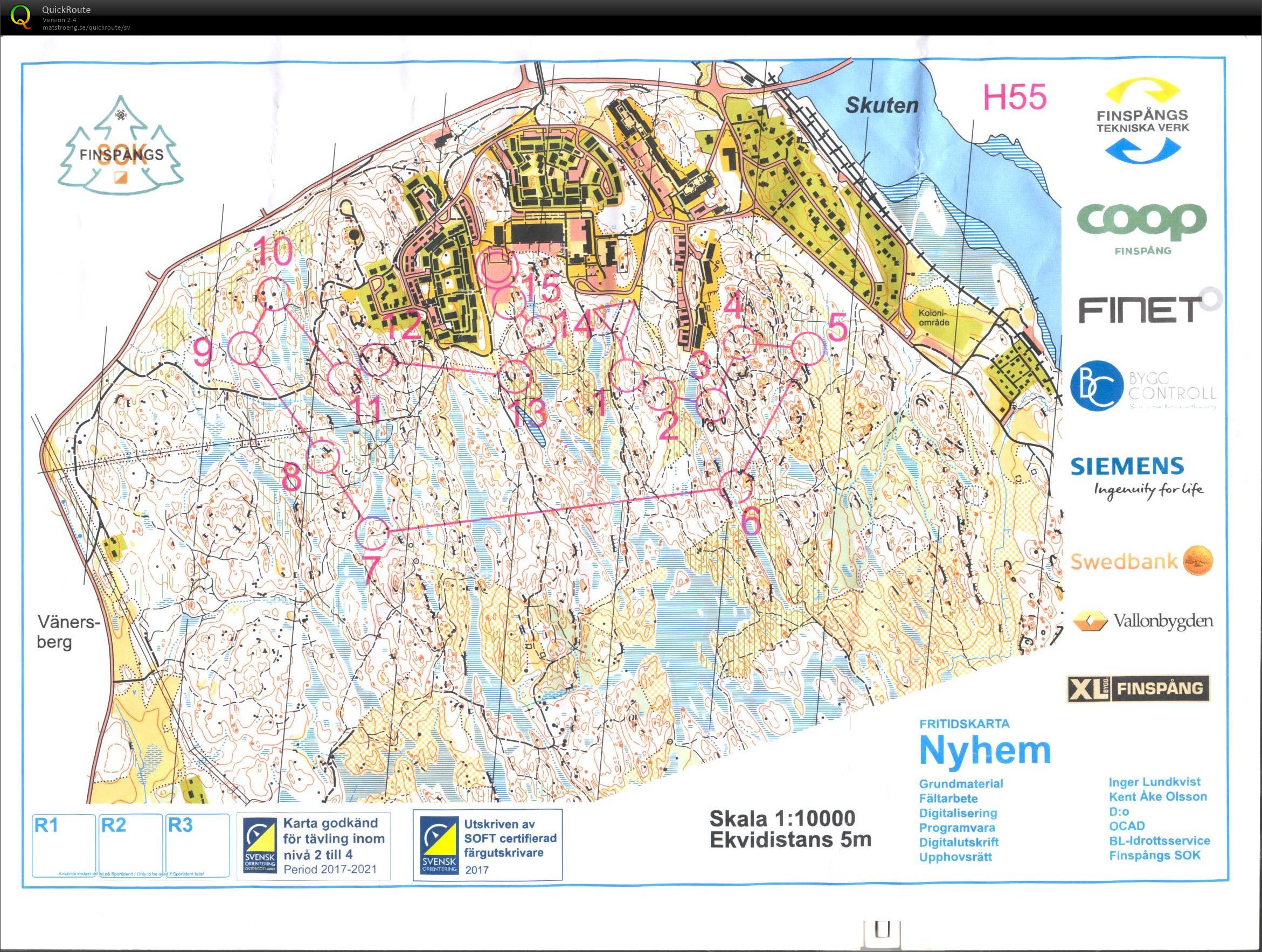 Finspångsorienteringen (01.10.2017)