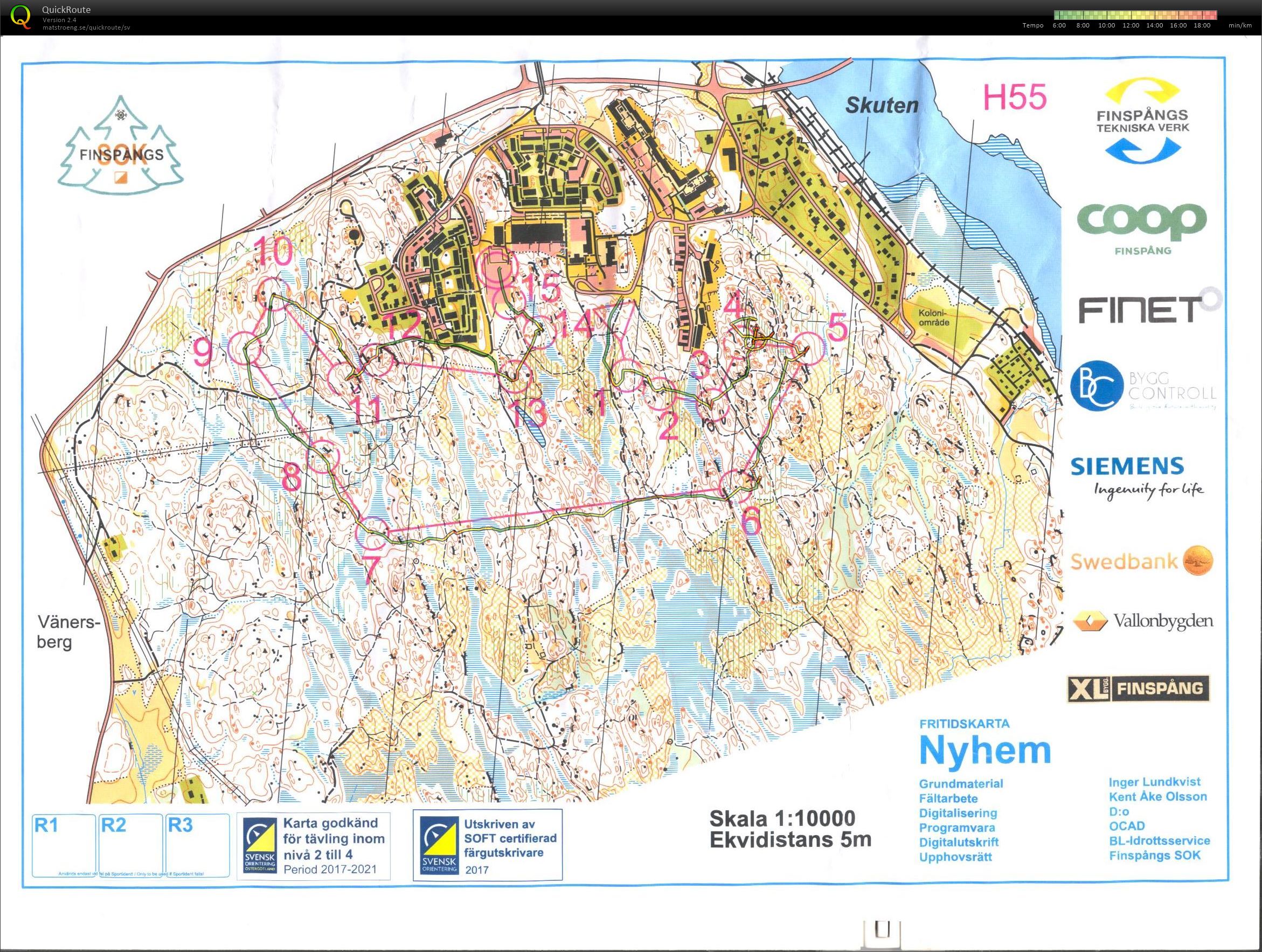 Finspångsorienteringen (01/10/2017)