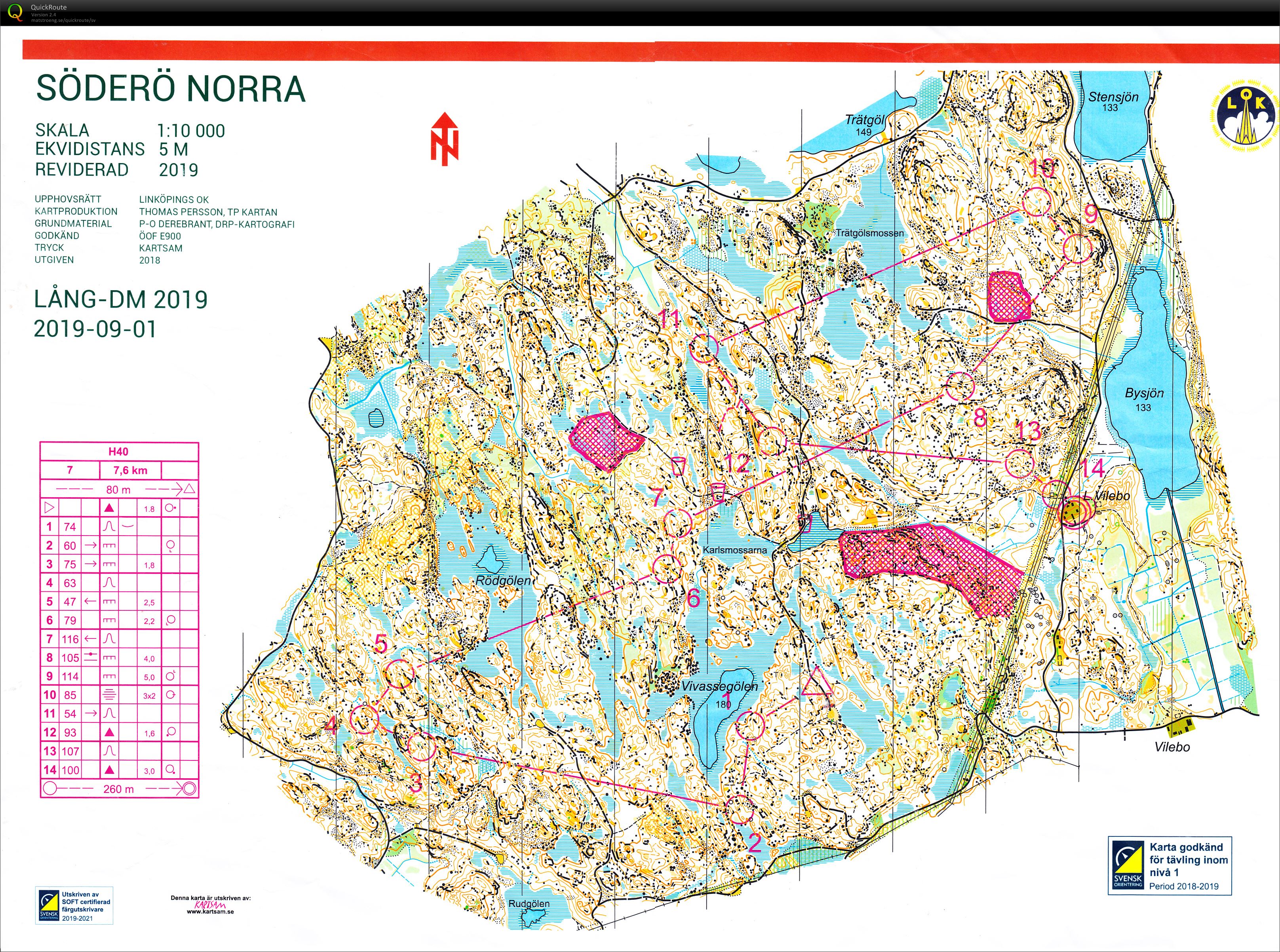 DM Lång Östergötland (01/09/2019)