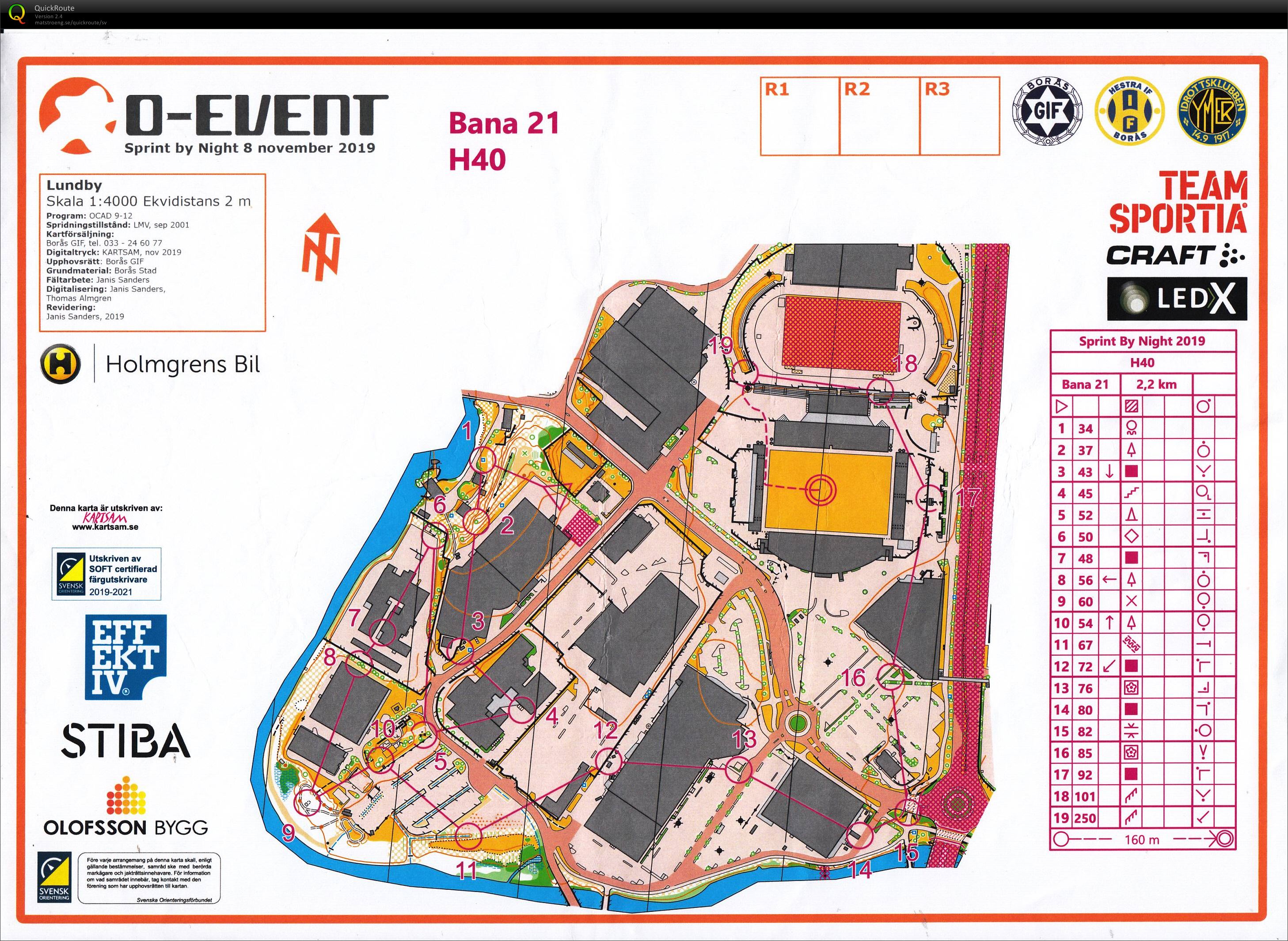 O-Event Sprint by night (08.11.2019)