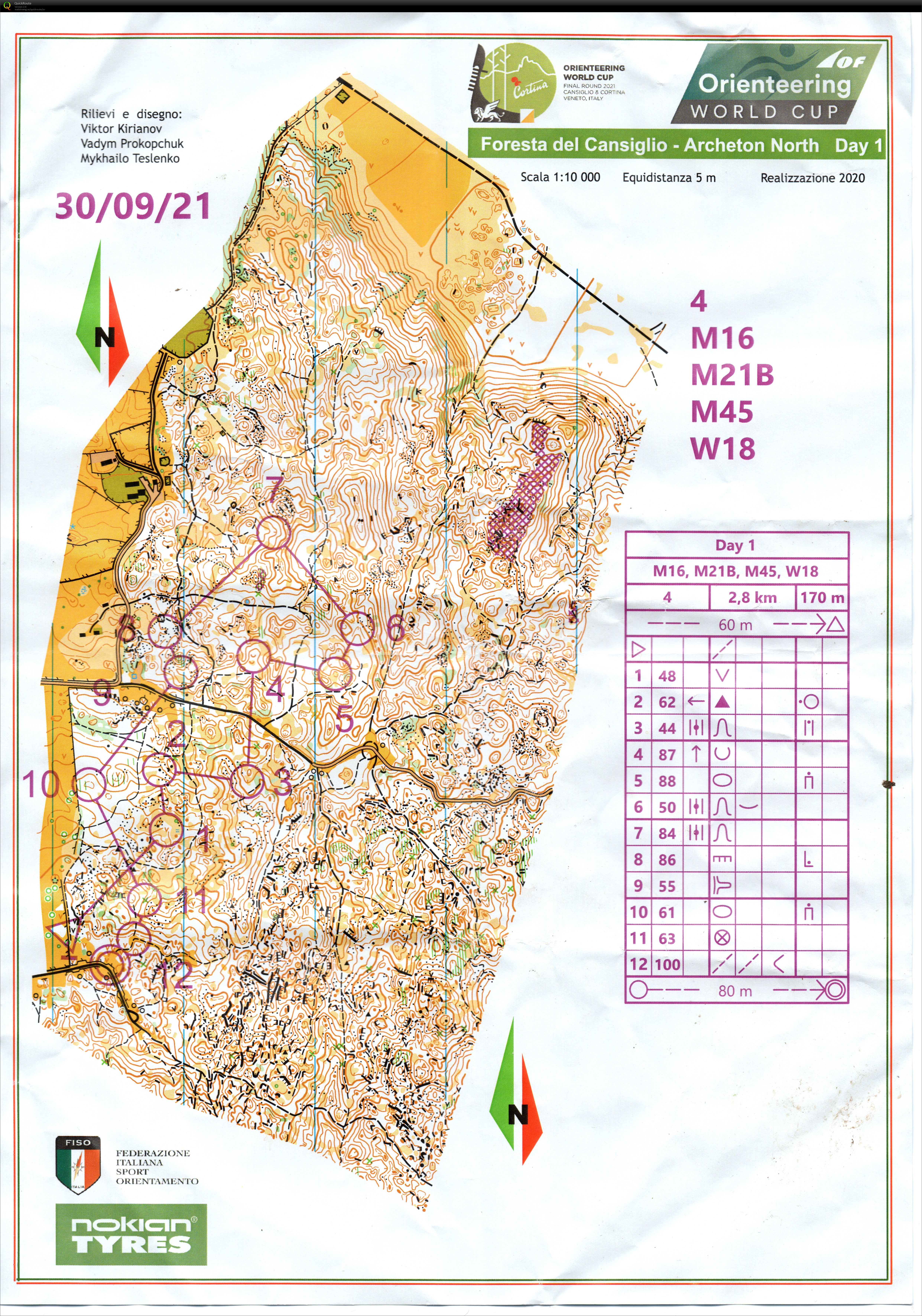 Orienteering World Cup - Spectator Race day 1 (30.09.2021)